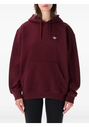 adidas logo-embroidered pouch-pocket hoodie