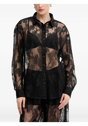 Bardot Aleida floral-lace shirt - Black