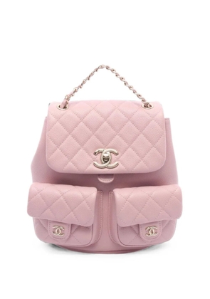 CHANEL Pre-Owned 2021s Caviar-leather quilted backpack - Pink
