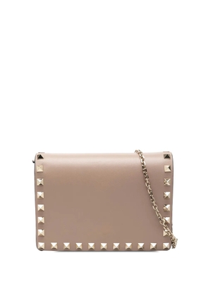 Valentino Garavani Pre-Owned 2000-2017 Leather Rockstud Chain Pouch crossbody bag - Pink