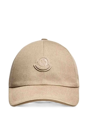 Moncler logo-patch baseball cap - Neutrals