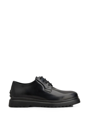 Tod's Gommino-detail chunky-sole derby shoes - Black