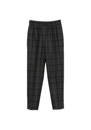 Peserico check-pattern trousers - Grey