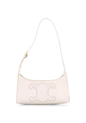 Celine Pre-Owned Cuir Triomphe Bag Leather shoulder bag - White