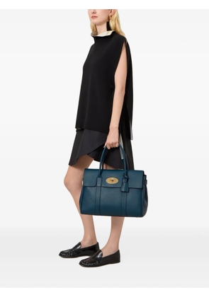 Mulberry Bayswater grained leather tote bag - Blue