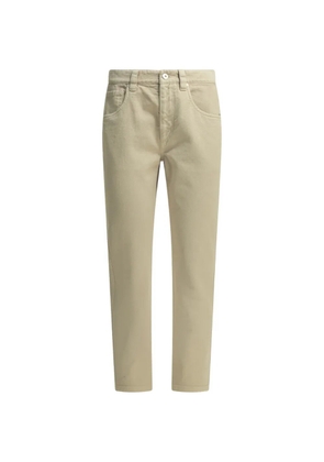 Brunello Cucinelli five-pocket straight-leg jeans - Neutrals