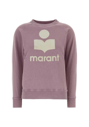 MARANT ÉTOILE Millyny logo-print raglan-sleeve sweatshirt - Pink