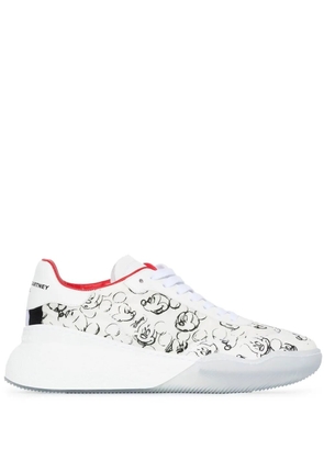 Stella McCartney Loop Mickey Mouse-print sneakers - White