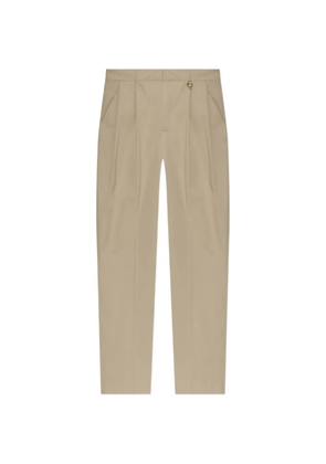 Casablanca pleated crease-front tailored trousers - Neutrals