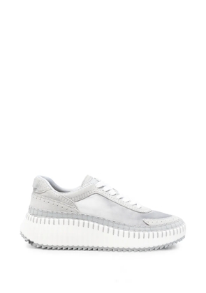 Chloé Nama lace-up fastening sneakers - Grey
