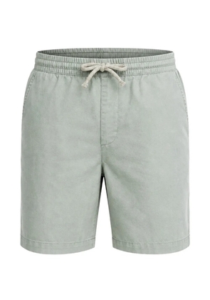 Superdry Merchant drawstring linen shorts - Green