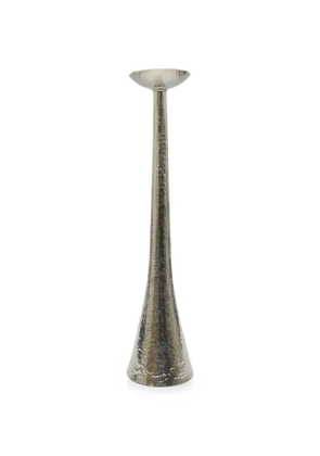 ENZO DE GASPERI hammered-metal candlestick - Silver