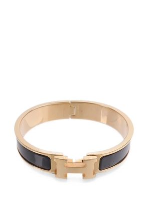 Hermès Pre-Owned Clic-H enamel bracelet - Gold