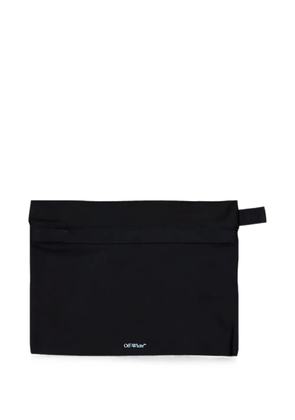 Off-White logo-print travel kit - Black