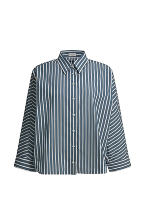 Brunello Cucinelli striped shirt - Blue