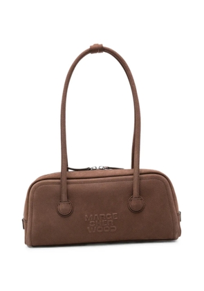 Marge Sherwood logo-debossed shoulder bag - Brown