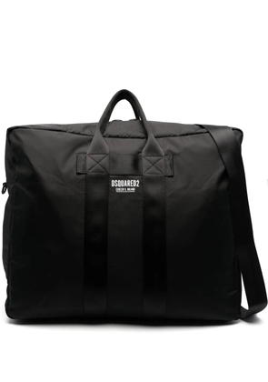 DSQUARED2 logo-print weekend bag - Black