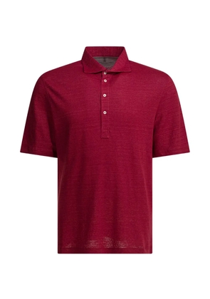 Brunello Cucinelli short-sleeve polo shirt - Red