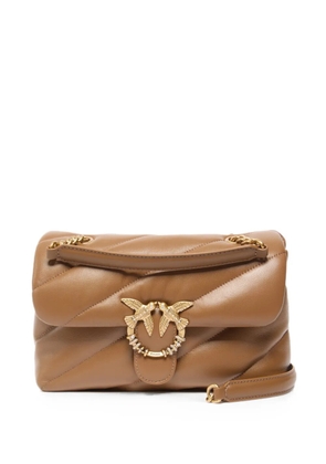PINKO Love Birds quilted shoulder bag - Neutrals