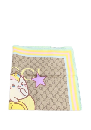 Gucci Pre-Owned x Bananya GG scarf - Neutrals