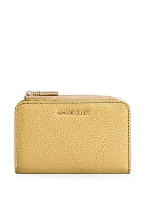 Coccinelle small Metallic wallet - Yellow