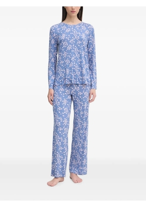 Benetton floral-print pajamas - Blue