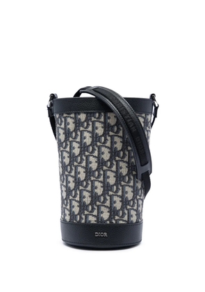 Christian Dior Pre-Owned 2022 Oblique Canvas Thermo Bottle Holder - Blue