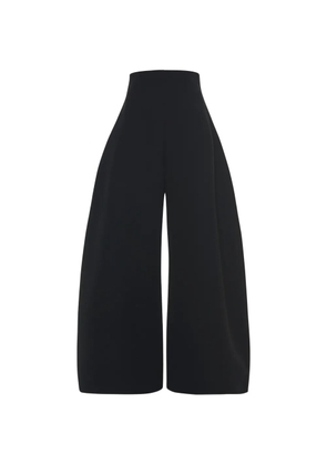 A.W.A.K.E. Mode high-rise rounded trousers - Black