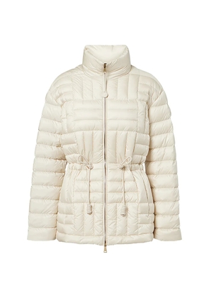 Moncler quilted drawstring jacket - Neutrals