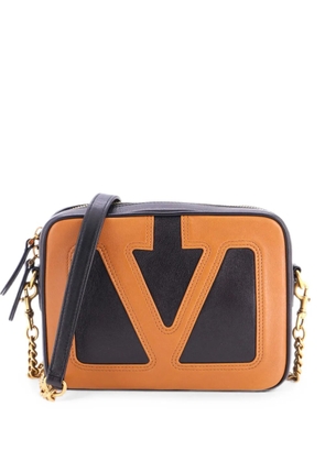 Valentino Garavani Pre-Owned Viva Superstar Chain Leather Small crossbody bag - Black
