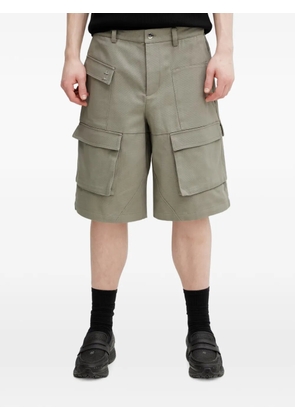 HELIOT EMIL multi-pocket cargo shorts - Green
