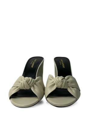 Saint Laurent Pre-Owned Bianca knotted sandals - Neutrals