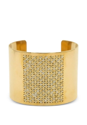 L'EIGHT STUDIO woven-detail cuff bracelet - Gold