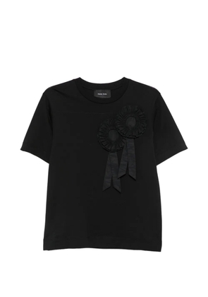 Simone Rocha Ribbon Rosette Boy T-shirt - Black