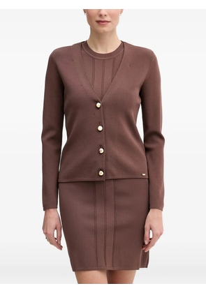 Gaudi buttoned cardigan - Brown