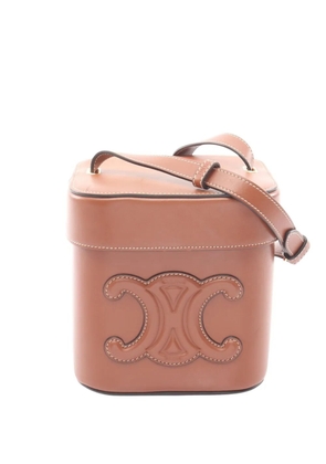 Celine Pre-Owned 2000-2026 Medium Calfskin Cuir Triomphe Box Bag crossbody bag - Brown