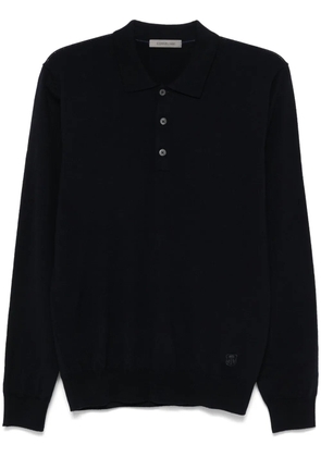 Corneliani virgin wool polo shirt - Blue