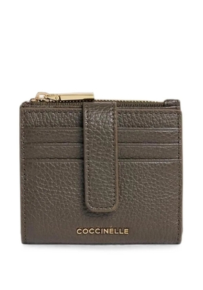 Coccinelle medium Metallic wallet - Brown