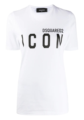 DSQUARED2 Icon print T-shirt - White