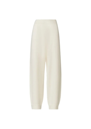 Fabiana Filippi seam-detail knit trousers - White
