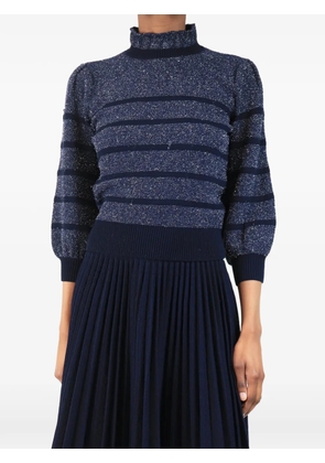 Co striped lurex sweater - Blue
