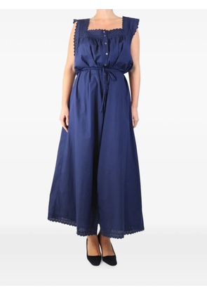 DÔEN button-down sleeveless maxi dress - Blue