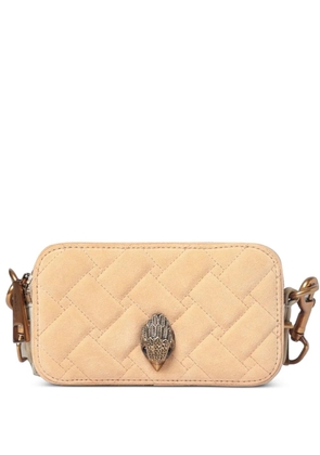 Kurt Geiger London quilted suede shoulder bag - Neutrals