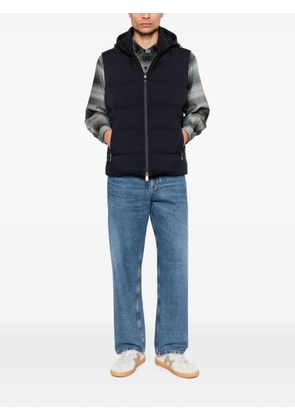 Paul & Shark zip-fastening hooded gilet - Blue