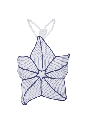 FARM Rio star-shaped halterneck top - White