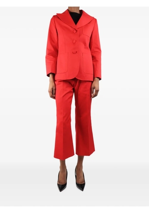 Duro Olowu Vintage single-breasted suit - Red