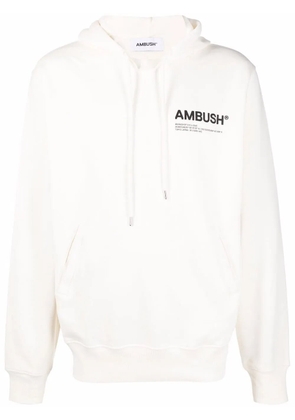 AMBUSH Workshop cotton hoodie - White
