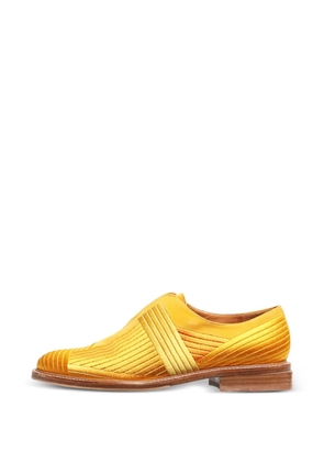 Clergerie embroidered slip-on shoes - Yellow