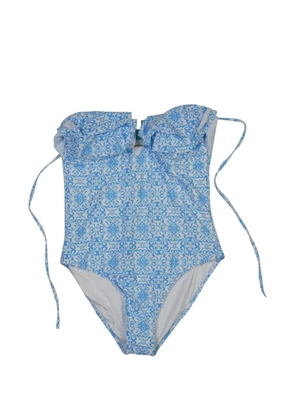 Melissa Odabash floral-print swimsuit - Blue
