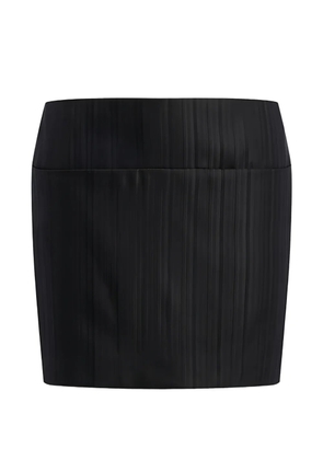 DONDUP herringbone-patterned mini skirt - Black